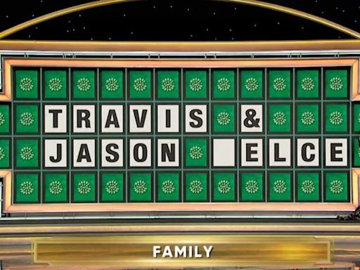 'Celebrity Wheel of Fortune': Krysten Ritter Stumped by Travis & Jason Kelce Puzzle – Fans React