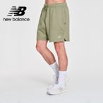 【New Balance】 吸濕排汗拉鍊口袋短褲_男性_綠色_MS41146DEK