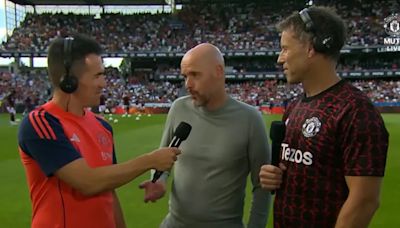 Erik ten Hag reveals his dressing room speech ahead of Manchester United's pre-season