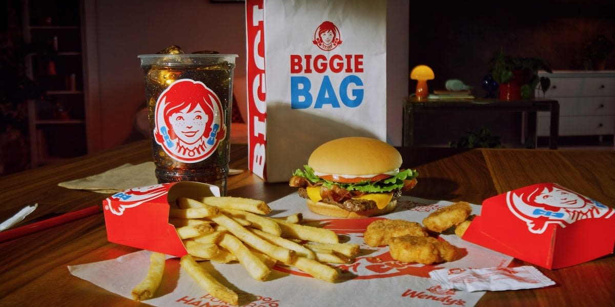 Wendy’s is offering a free Frosty when you buy a Biggie Bag