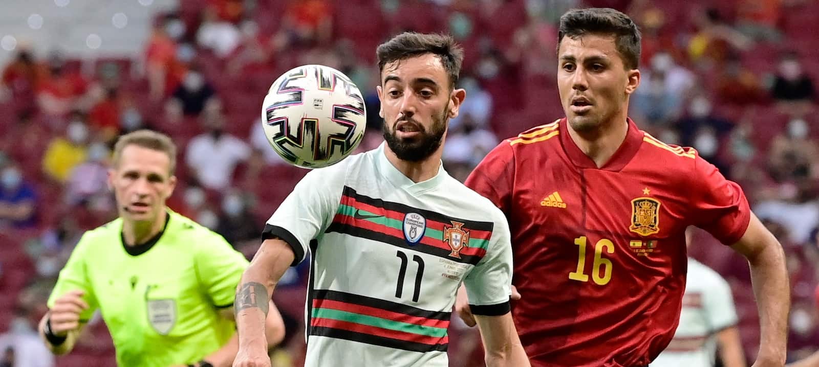 Bruno Fernandes played more minutes last season than any other outfield player at the European Championships