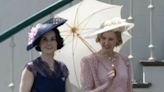 Downton Abbey cast have a day at the races as they film upcoming movie