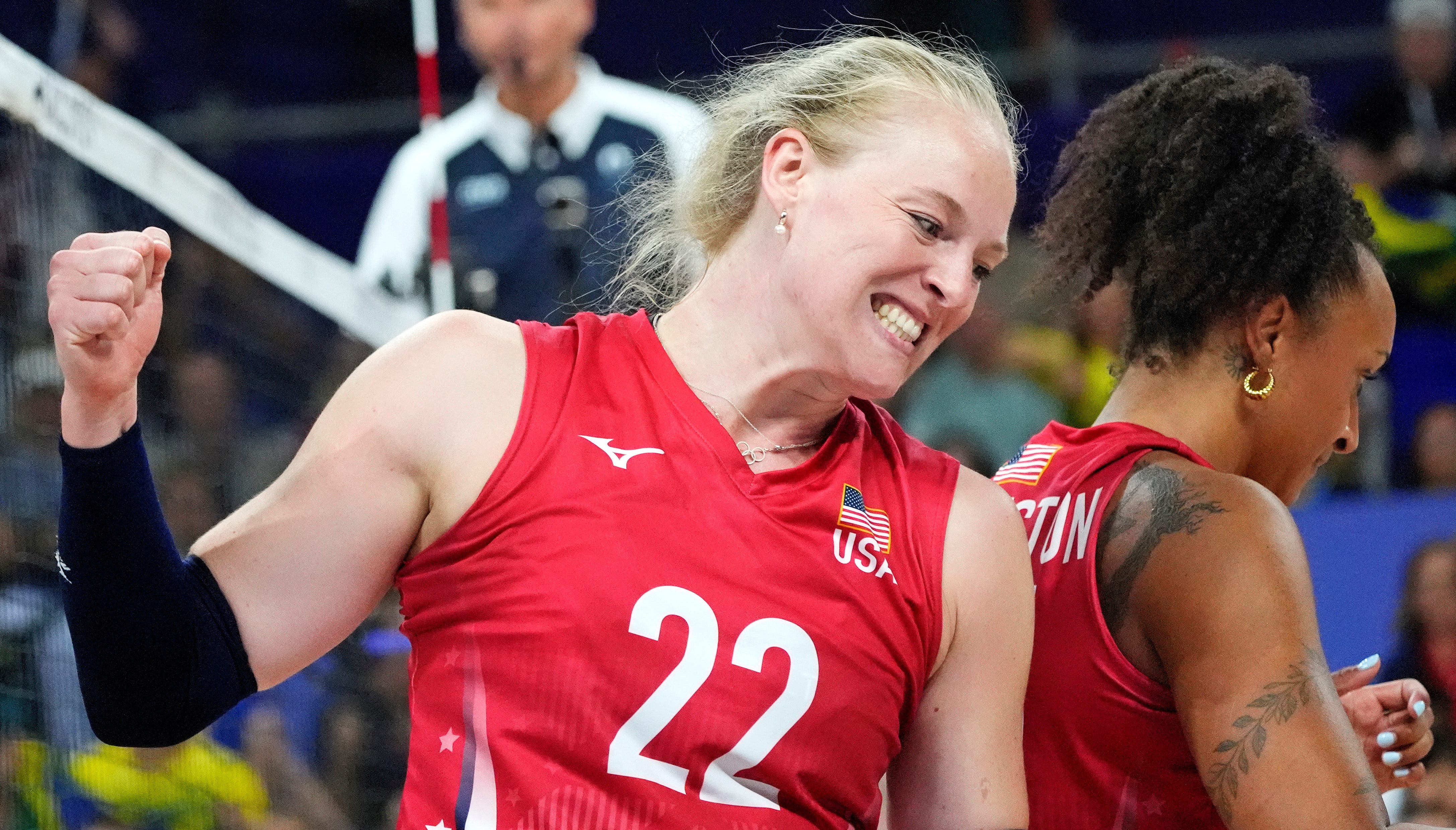 US women’s volleyball prevailed in a 5-set ‘dogfight’ vs. Brazil to play for Olympic gold