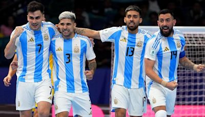 ¡Semifinalistas! La Selección Argentina enfrentará a Francia en la semifinal del Mundial de Futsal