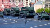 CORRECTION Russia Victory Day Parade Rehearsal