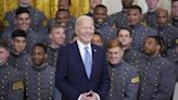 Biden recognizes US Military Academy with trophy for besting other service academies in football