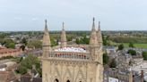 Choir sings from top of 160ft Cambridge college tower to continue 120-year-old tradition