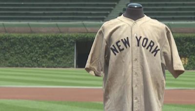 Babe Ruth's "Called Shot" jersey returns to Wrigley Field in Chicago