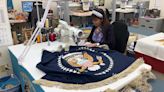 Every flag with the president's seal is made in Philadelphia. Meet the embroiderers making it happen