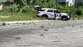 2 Detroit police officers injured in crash after being T-boned