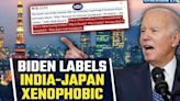 Biden’s Comment on India-Japan Triggers Controversy, White House Clarifies Remark | Oneindia News