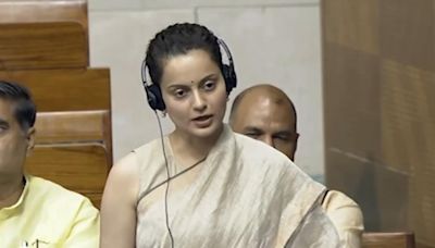 Kangana Ranaut gives her first speech in Parliament, talks about art and folk music of Himachal Pradesh. Watch