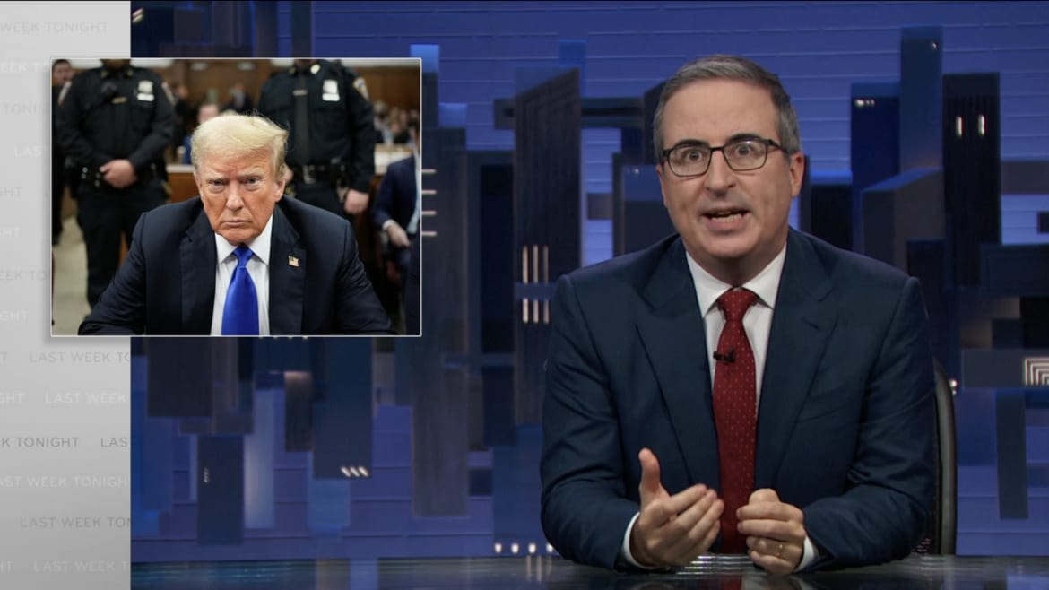 John Oliver Shares His Deeply Cynical Trump Verdict Take