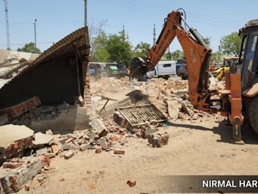 800 cops, dozens of excavators deployed in demolition drive near Somnath Temple