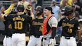 Giants rally from five-run deficit to beat Pirates in 10