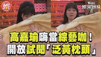 影音／高嘉瑜攜「傳奇泛黃枕頭」搖身綜藝咖！曝光連任失敗後新生活│TVBS新聞網