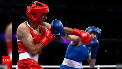 ... beats Angela Carini: 'Men shouldn’t be allowed...': Social media users outraged after Imane Khelif beats Angela Carini in 46 seconds in women's boxing match in Paris Olympics...