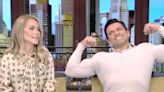 Mark Consuelos flexes after Kelly Ripa says he kept her up 'all night' in bed — but it's 'not what you think'