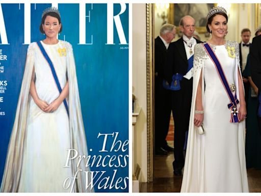 Novo retrato de Kate Middleton é divulgado em capa de revista e é antítese da pintura 'infernal' de Charles
