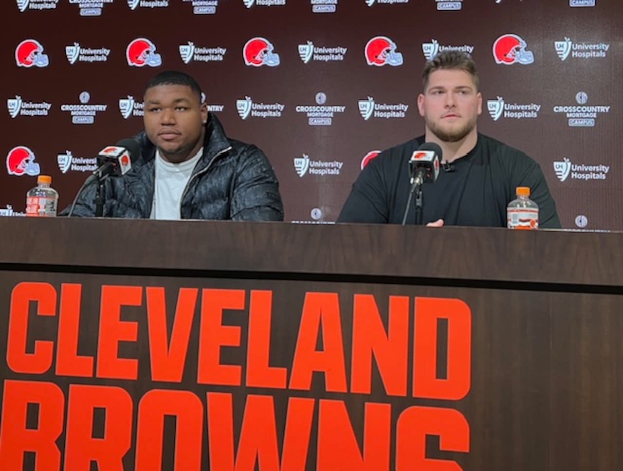 How the bizarre story of Browns’ top draft picks Mike Hall Jr. and Zak Zinter began, and how they want it to end