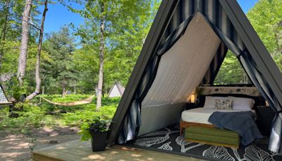 ‘A place to heal’: Glamping spot opening in the woods near Fennville