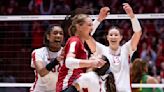 Wisconsin volleyball team playing a numbers game in the spring