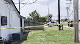 Beacon Motel, Zaxby's area taped off with crime scene tape in Bossier City