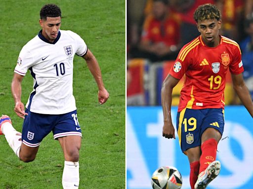 England vs Spain in Euro 2024 final: Date, time, where to watch and more