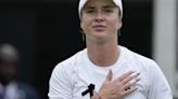 El drama ucraniano, en Wimbldon: Lágrimas y crespón negro de Svitolina