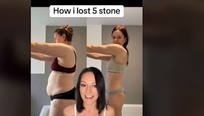 Woman loses 5st in 6 months and shares method she used that's available on Google