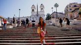 羅馬著名景點西班牙階梯 遭女權組織潑灑紅漆