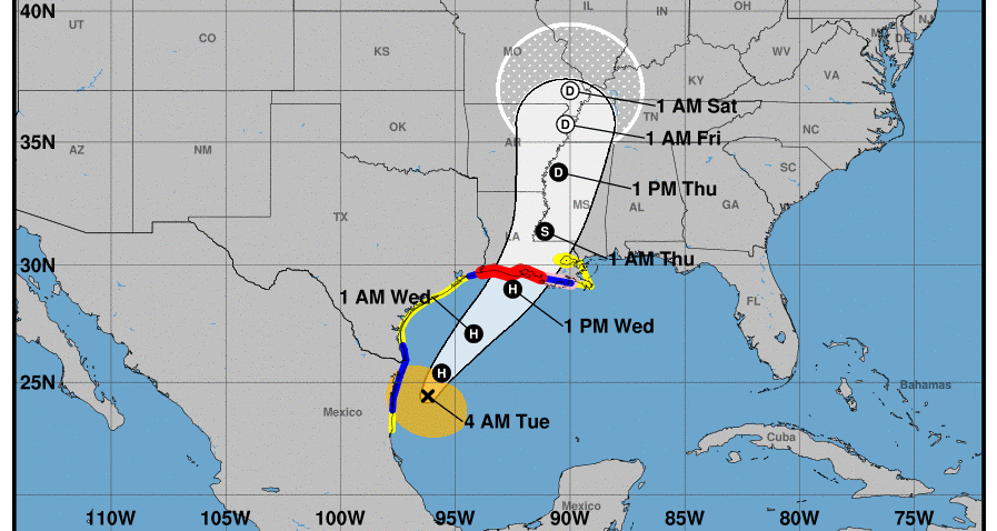 Tropical Storm Francine likely to become a hurricane. Will it make landfall in Texas?