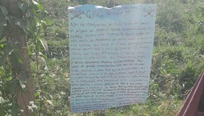 Aparece supuesto mensaje del CJNG junto a cadáver en Guatemala: “Llegó el tiempo de repartir plomo”