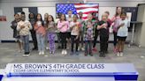 The Daily Pledge: Ms. Brown’s 4th Grade Class