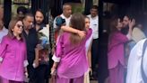 Nita Ambani Hugs 'New Bahu' Radhika, Kisses Son Anant As She and Mukesh Ambani Leave Paris | Watch - News18