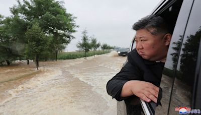North Korea's Kim Jong Un inspects flooded areas near China border, directs rescue efforts of 5,000 people, says KCNA