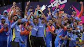 Rahul Dravid enthusiastically lifts T20 World Cup trophy after India’s win over South Africa