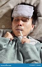 Sick person stock image. Image of asian, cold, rest, thermometer - 16060977