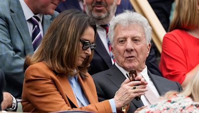 Actor Dustin Hoffman and Super Bowl winner Patrick Mahomes among celebrities at Wimbledon