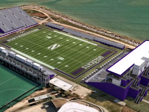 Northwestern University unveils what temporary lakefront football stadium will look like