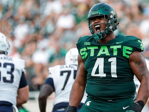 REPORT: Ohio State Buckeyes Still in the Running for Michigan State DL Transfer Derrick Harmon