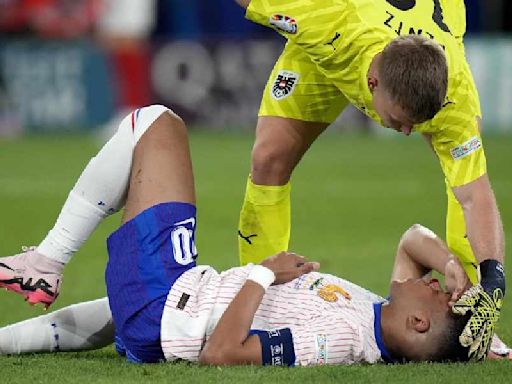 Will Mbappé continue at the Euro 2024? French star's nose injury puts future in doubt