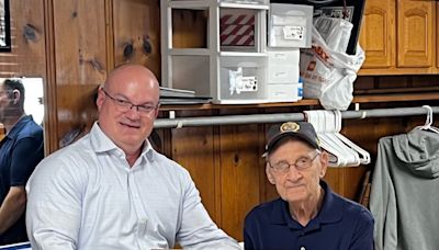 American Legion Post #99 celebrates Mahlon Conaway's 99th birthday