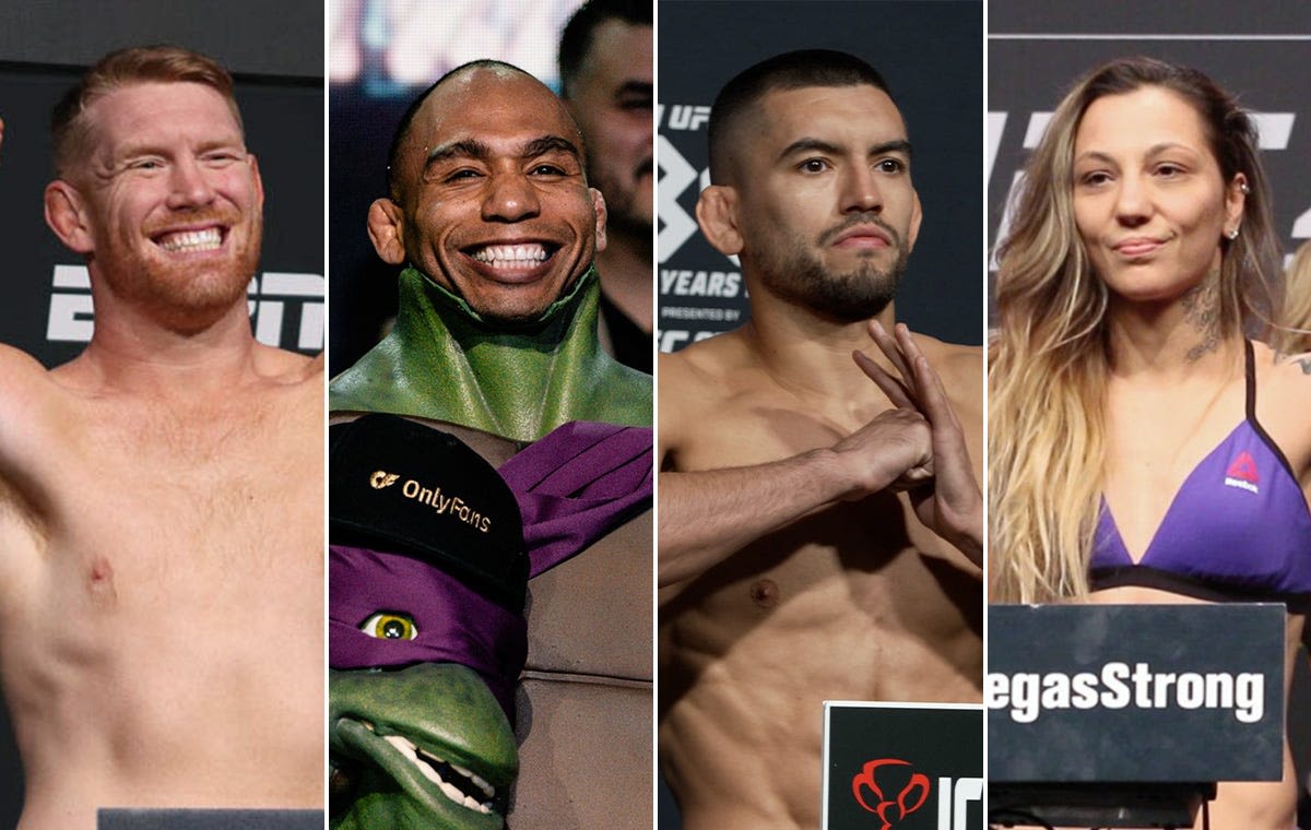 UFC veterans in MMA and boxing action July 25-28