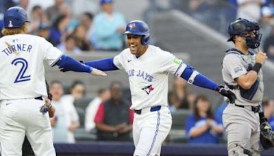 George Springer hits two three-run homers, Blue Jays beat slumping Yankees 9-2