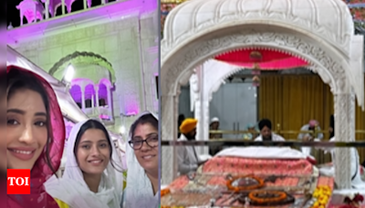 Shivangi Joshi takes time off from work, visits Nada Sahib Gurudwara in Panchkula | - Times of India