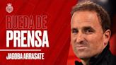 Primera rueda de prensa de Jagoba Arrasate como entrenador del Mallorca