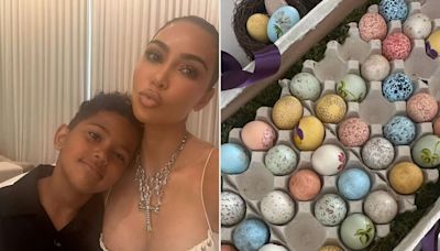 Kim Kardashian Shares Sweet ‘Easter Throwbacks’ with Her Kids