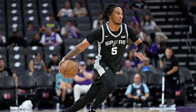 Spurs rookie Stephon Castle turns heads with strong Summer League showing