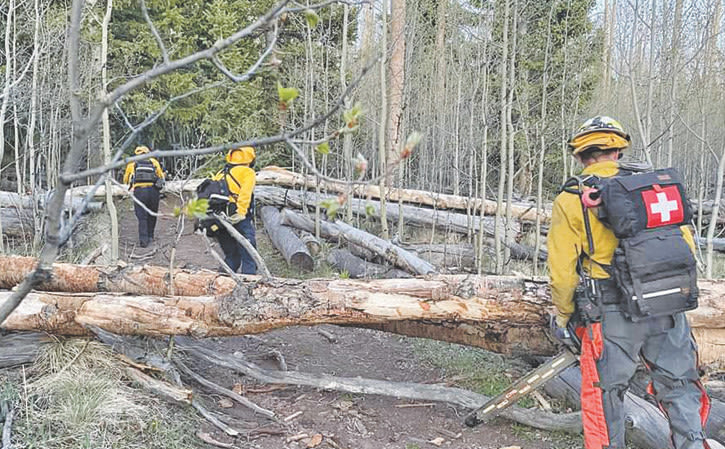 RGC Search and Rescue aids teens stuck in ‘blowdown’
